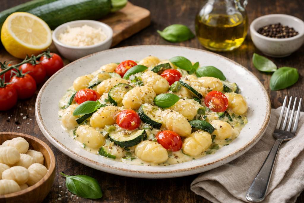 Gnocchi courgette : comment préparer un plat express, crémeux et plein de légumes