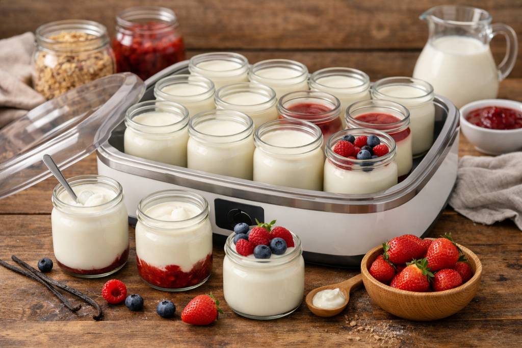 Yaourtière elsay 12 pots recette : comment réussir des yaourts maison crémeux et variés